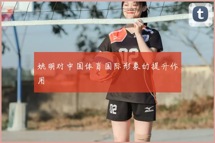 姚明对中国体育国际形象的提升作用